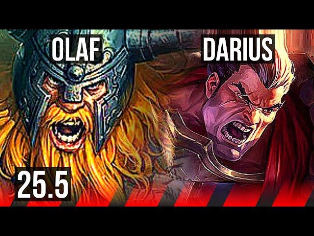 OLAF vs DARIUS (TOP) | 8/3/7 | KR Diamond | 25.5