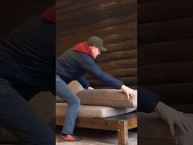 #диван # из массива  дерева