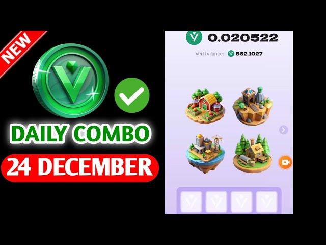 Vertus Combo Cards Today 25 December ⭐️Vertus Daily Combo⭐️Vertus Combo Cards⭐️Vertus Combo