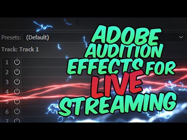 [2022] Adobe Audition Effects for Live Streaming, dbx 286s, Shure SM7B