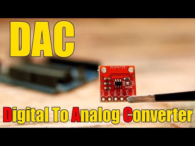 12-bit DAC Arduino MCP4725 How To Use It - Stable Voltage Reffrence