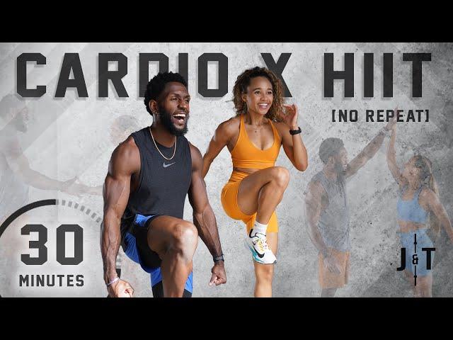 30 Minute Full Body Cardio HIIT Workout [NO REPEAT]