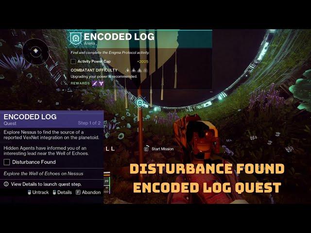 Explore Nessus to find the source of a reported VexNet Integration on the planetoid | Encoded Log