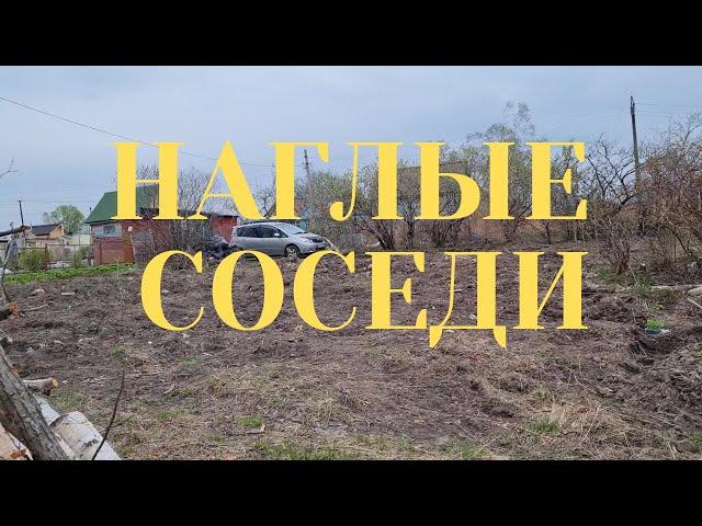 НАГЛЫЕ СОСЕДИ ПОЛЬЗУЮТСЯ НАШИМ УЧАСТКОМ И ДАЧЕЙ