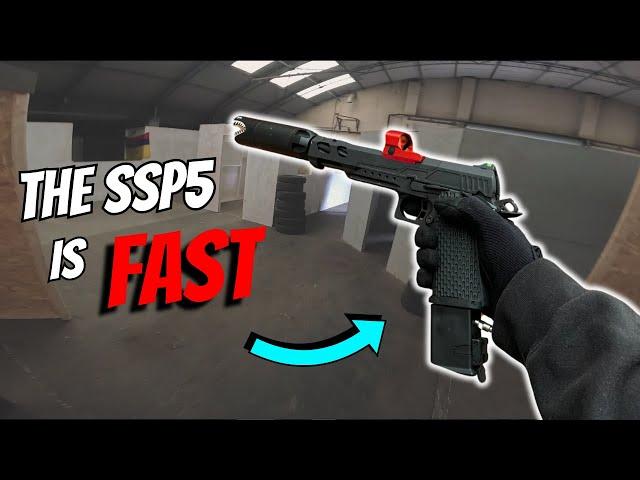 This Airsoft Pistol is the BEST - SSP5 Novritsch Hi -Capa (Gameplay and Review)