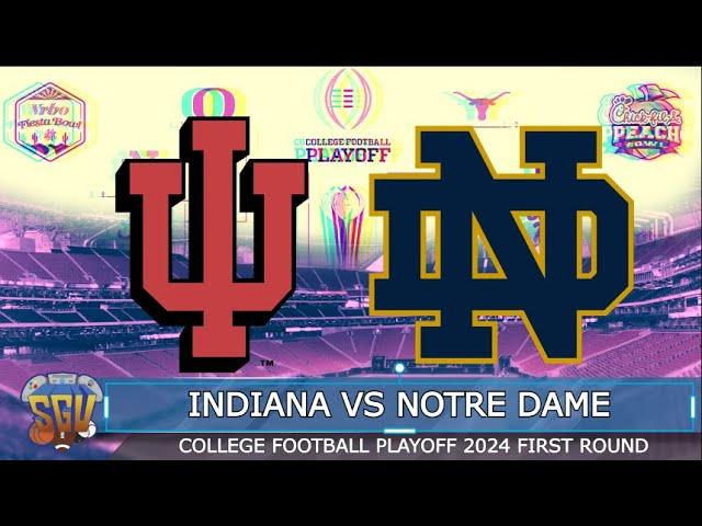 Indiana vs Notre Dame - NCAA College Football Playoff First Round 2024 (College Football 25 Sim)