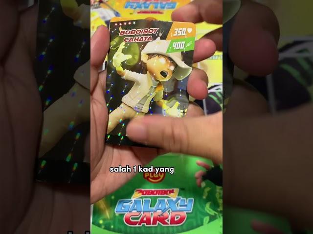 Kad yang selalu diguna pakai di dalam deck BoBoiBoy Galaxy Card #monstagalaxycard #Pekunggul