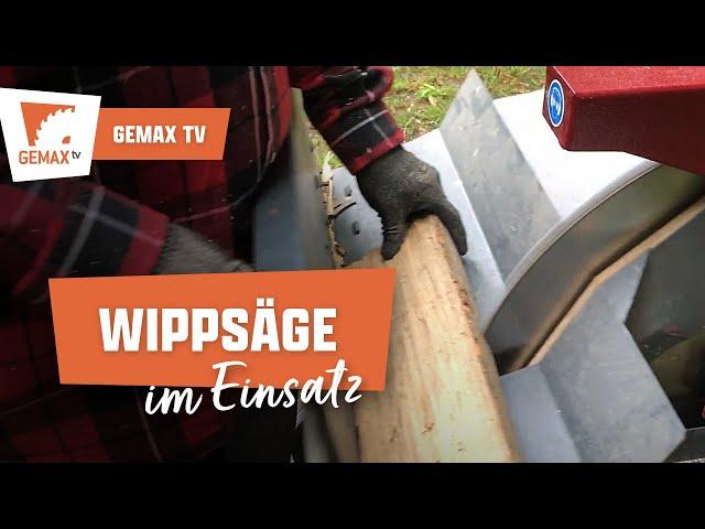 Wippsäge im Einsatz