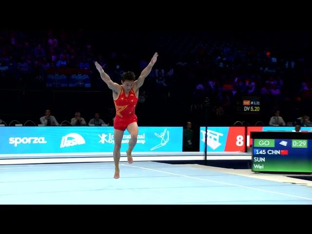 SUN Wei (CHN)_2023 Artistic Worlds, Antwerp (BEL)_Qualifications_Floor Exercise