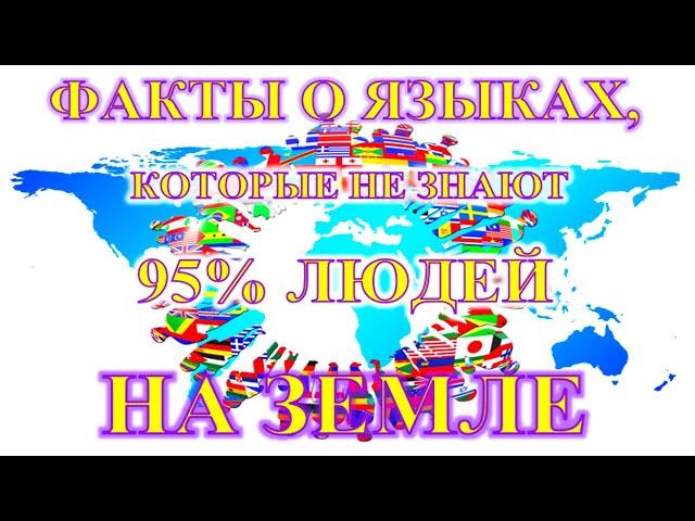 Удивительные факты о языках, которые не знают 95% людей