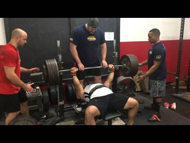 Preston Turner 545lb (247.5kg) Raw Bench Press