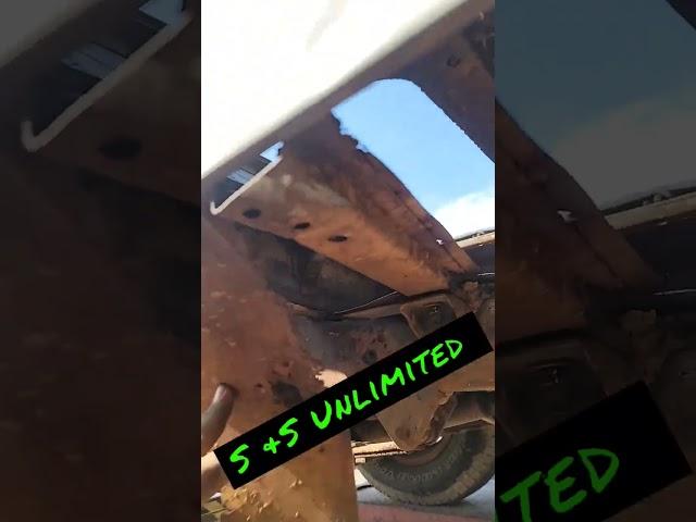 little rust repair on the 65 CJ5 Jeep