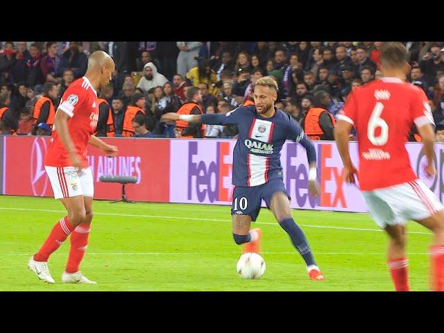 Neymar VIP Camera Footage vs Benfica UCL Group Stage 22/23