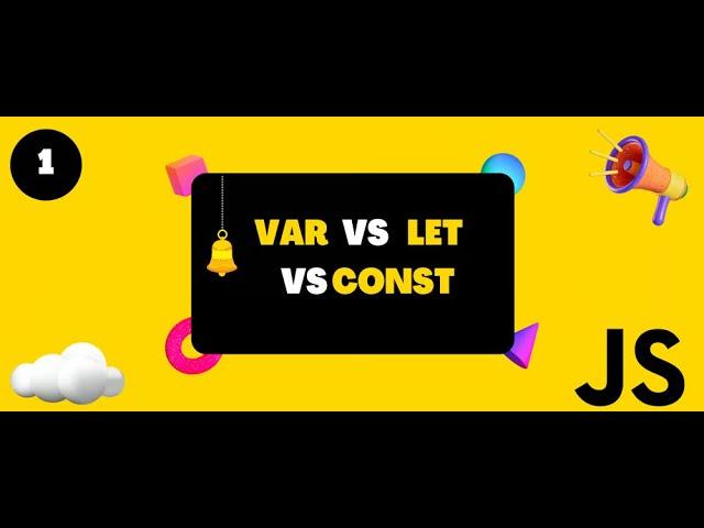 Difference between VAR, LET, CONST in JavaScript | KaaShiv InfoTech Full-stack Course#js #javascript