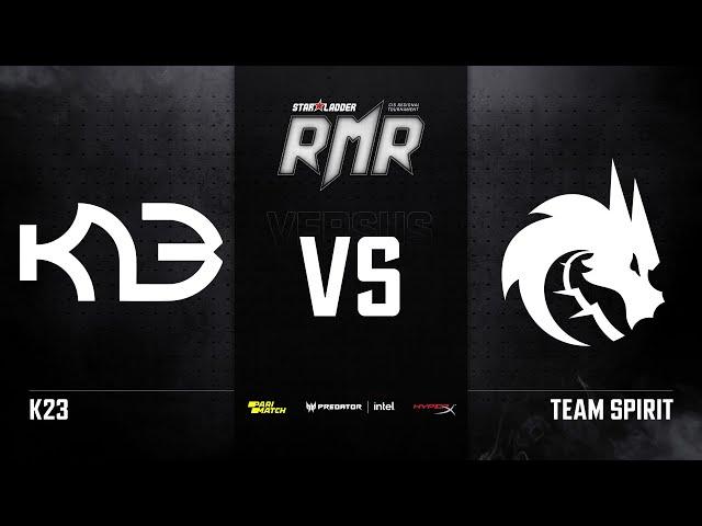 [EN] K23 vs Team Spirit | Map 1: Inferno | StarLadder CIS RMR Main Event Group Stage