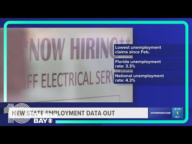 New Florida employment data shows the state's job market is improving