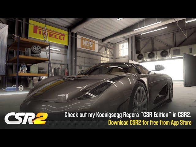 【CSR2】Regera "CSR Edition", shift & tune for 7.205 (buffed/2.12.0)