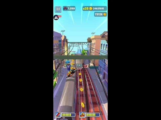 Subway Surfers Subway City Marathon 20 million score Gameplay!