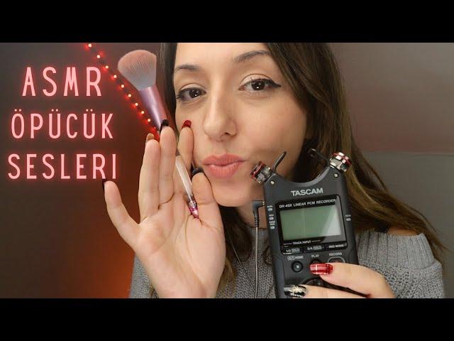 ASMR  Öpücüklerle Uyku Zamanı (TASCAM) Türkçe ASMR