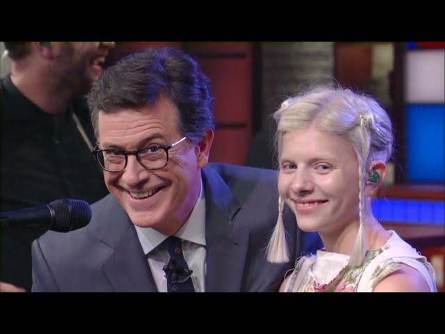 AURORA's GIF Story (Live on The Late Show with Stephen Colbert / 26.07.2016)