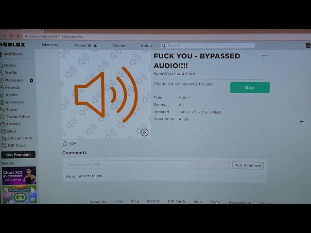 ROBLOX HOW TO MAKE BYPASSED AUDIOS IN 2022