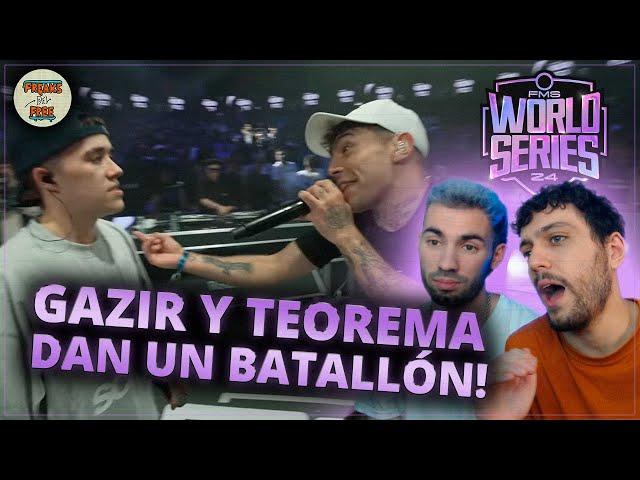 ¡TEOREMA vs GAZIR!  ¡UNA BATALLA INCREÍBLE!  - FMS WORLD SERIES J4