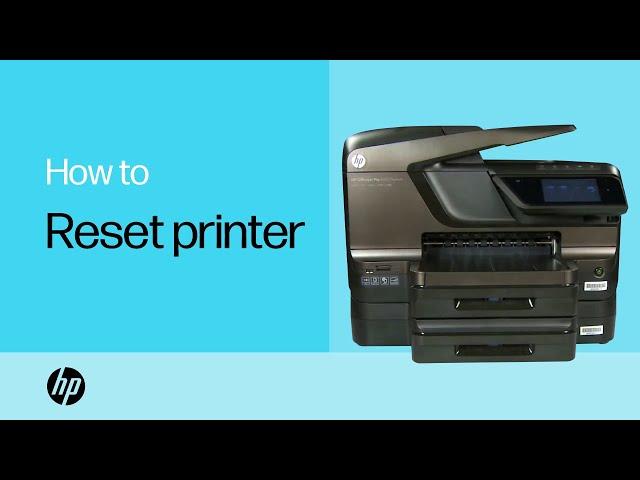 How to Reset your HP Printer | HP Printers | HP Support