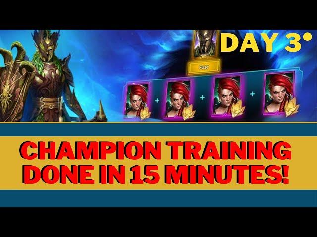 Emic Trunkheart FUSION PLAN DAY 3'. Champion training easy strategy. Raid: Shadow Legend