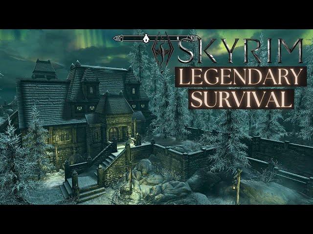 Skyrim Anniversary Edition: Legendary Difficulty Survival Mode Episode 4! (Survival Settings Mod)