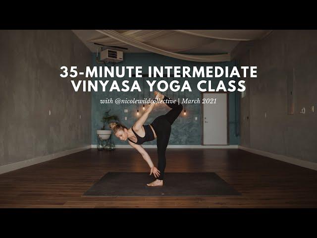 35-Minute Intermediate Vinyasa Yoga Flow with Nicole Wild