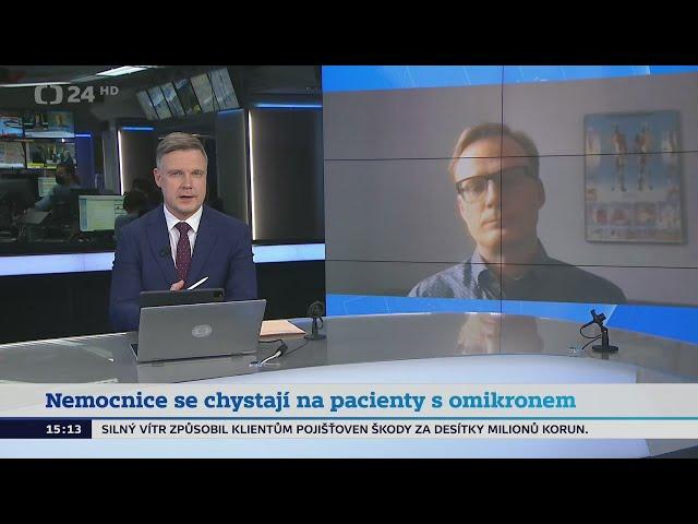 Adam Vitouš - nemocnice se chystají na pacienty s omikronem