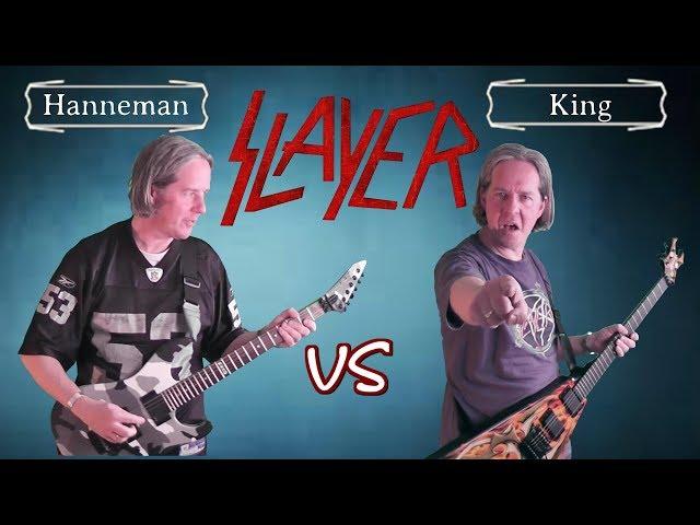 Hanneman VS King (Slayer Guitar Riffs Battle)