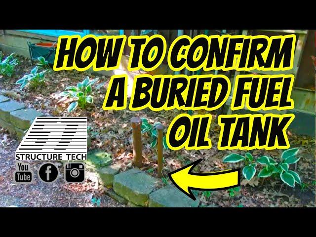 How to confirm a buried fuel oil tank