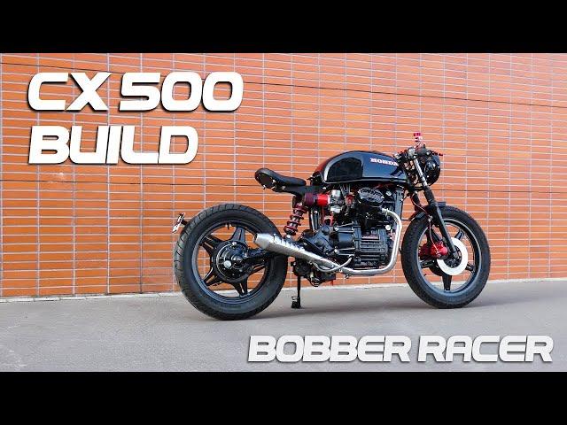 CAFE RACER Time Lapse Build -- Honda CX 500 BOBBER RACER