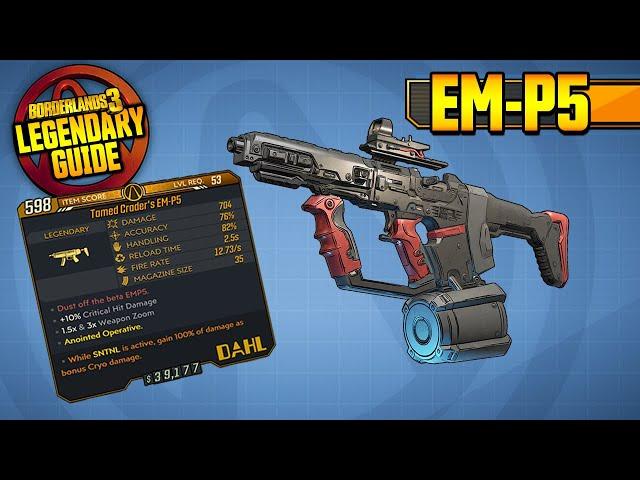 EM-P5 | Legendary Item Guide [Borderlands 3]