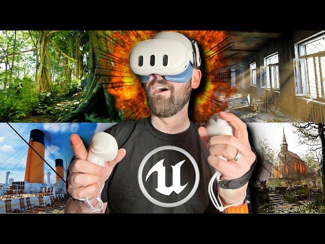 The Best VR Graphics You've EVER SEEN! // Mind Blowing UEVR Experiences (Quest 3)