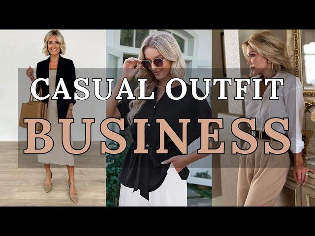 Summer Business Casual Outfits | Stay Cool & Professional | 2024 Fashion Trends