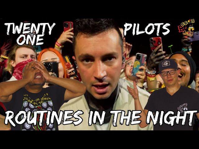 UPCLOSE VIEW OF THE TOUR!!! | Twenty One Pilots - Routines In The Night (Concert Film) Reaction