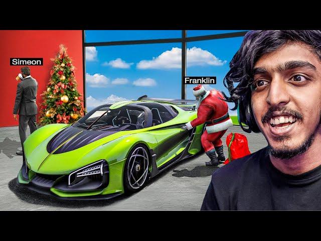 GTA 5 : SANTA CLAUS Stole All the SUPERCARS.!!