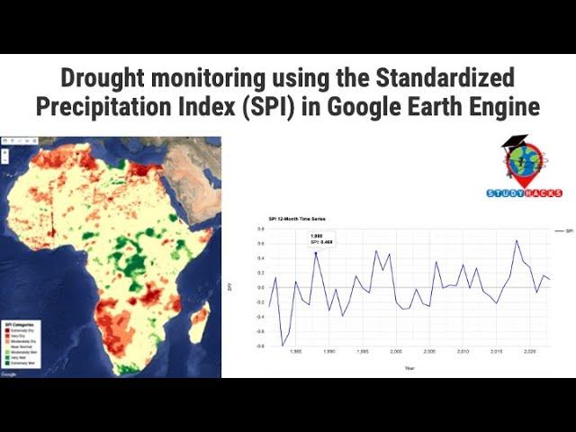 Drought monitoring using the Standardized Precipitation Index (SPI) in Google Earth Engine