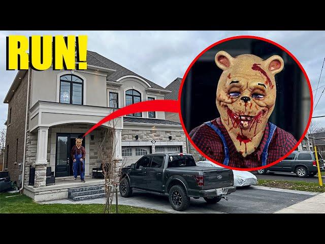 If you ever see CURSED WINNIE THE POOH outside of your house, RUN! (we found his honey..)