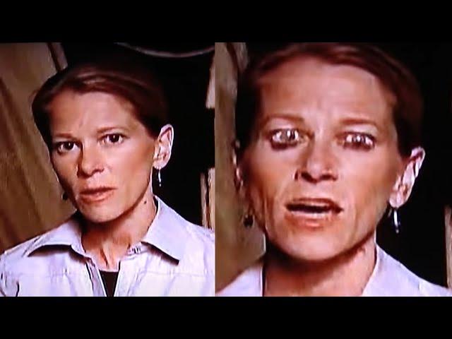 News Reporter's Eyes glitch during live Broadcast