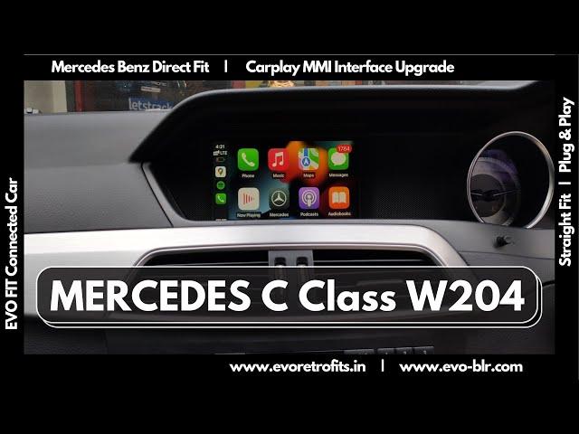 EVO Retrofits: Mercedes Benz C Class W204 (2013+) Apple Carplay Android Auto USB Reverse Camera BT