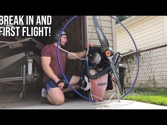 My New Paramotor! Break In and First Flight!