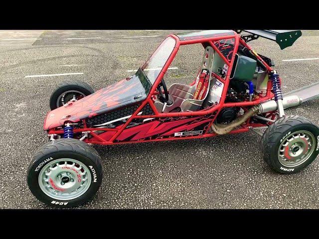 Kartcross Build Buggy Walk Around Home Made Go Kart Fireblade Powered Crosskart Custom Special