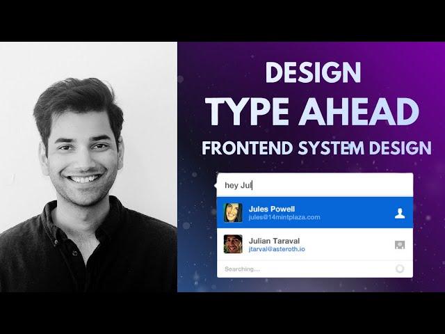 Design Autocomplete / Typeahead - Frontend System Design Guide