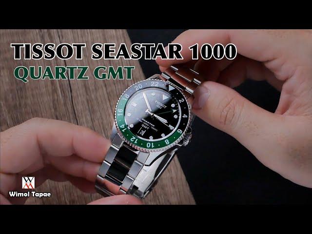 แค่สเป็กก็เกินคุ้มแล้ว! Tissot Seastar 1000 Quartz GMT Green - Wimol Tapae