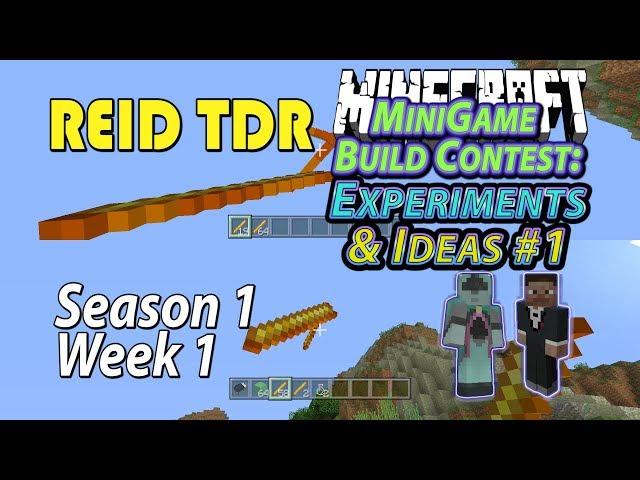 KIDS MINIGAME CONTEST Season1 Week1a: Experiments & Brainstorms1 - Reid TDR: Dad and Son, Minecraft