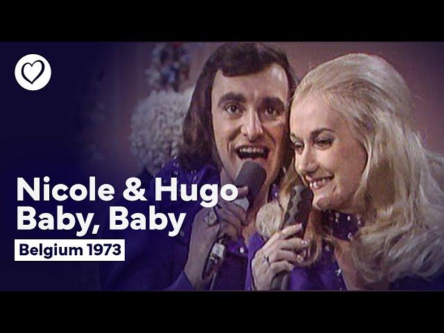 Nicole and Hugo - Baby, Baby - Belgium  - Grand Final - Eurovision 1973