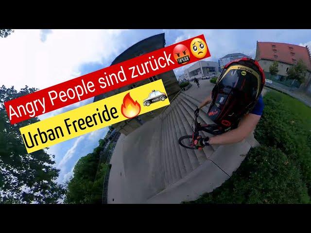 Angry People aber verdient! Urban Freeride, Enduro, Downhill street - by Ride it Official - Insta360